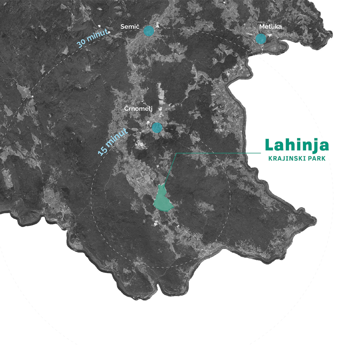 Pozicija Krajinski park Lahinja Pozicija Krajinski park Lahinja